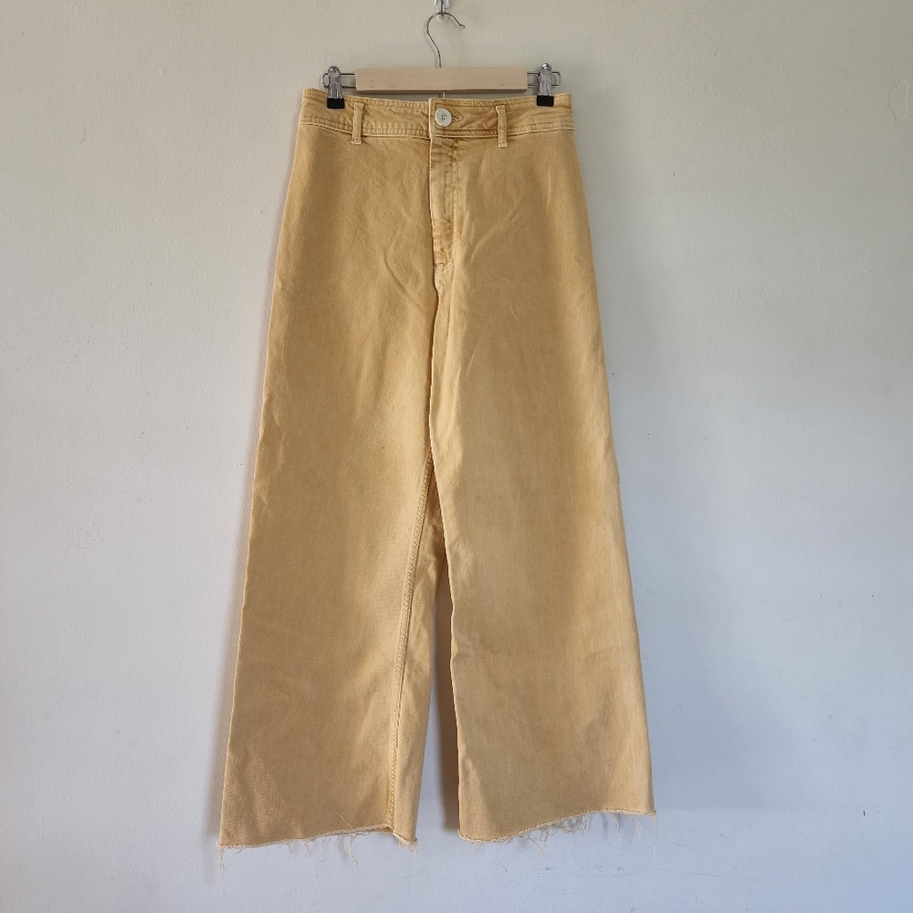 NWOT Zara the marine straight, highrise wide leg pants size 8